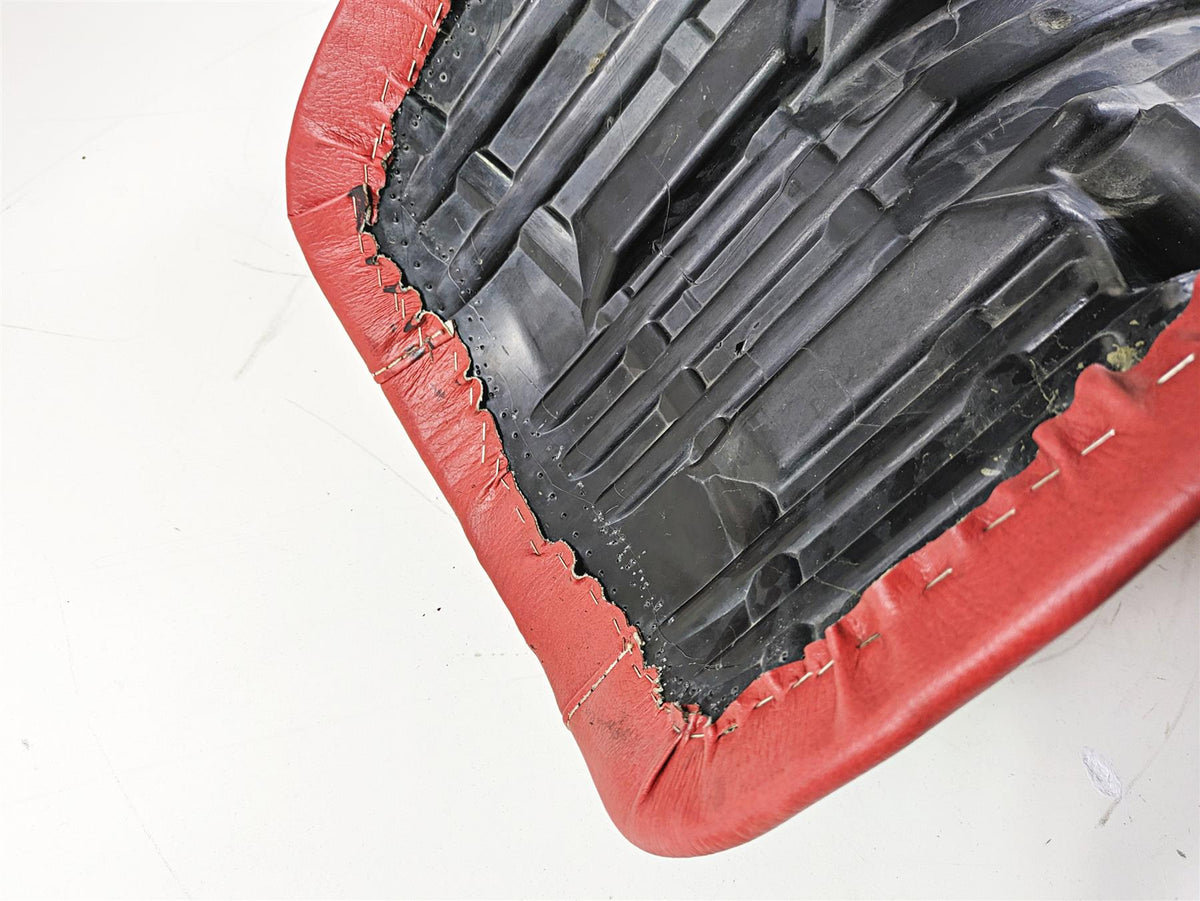 2004 BMW R1150GS R21 Red Dual Seat Saddle With Silver Stitch 7664399 {{ shop.shopifyCountryName }} - Mototech271