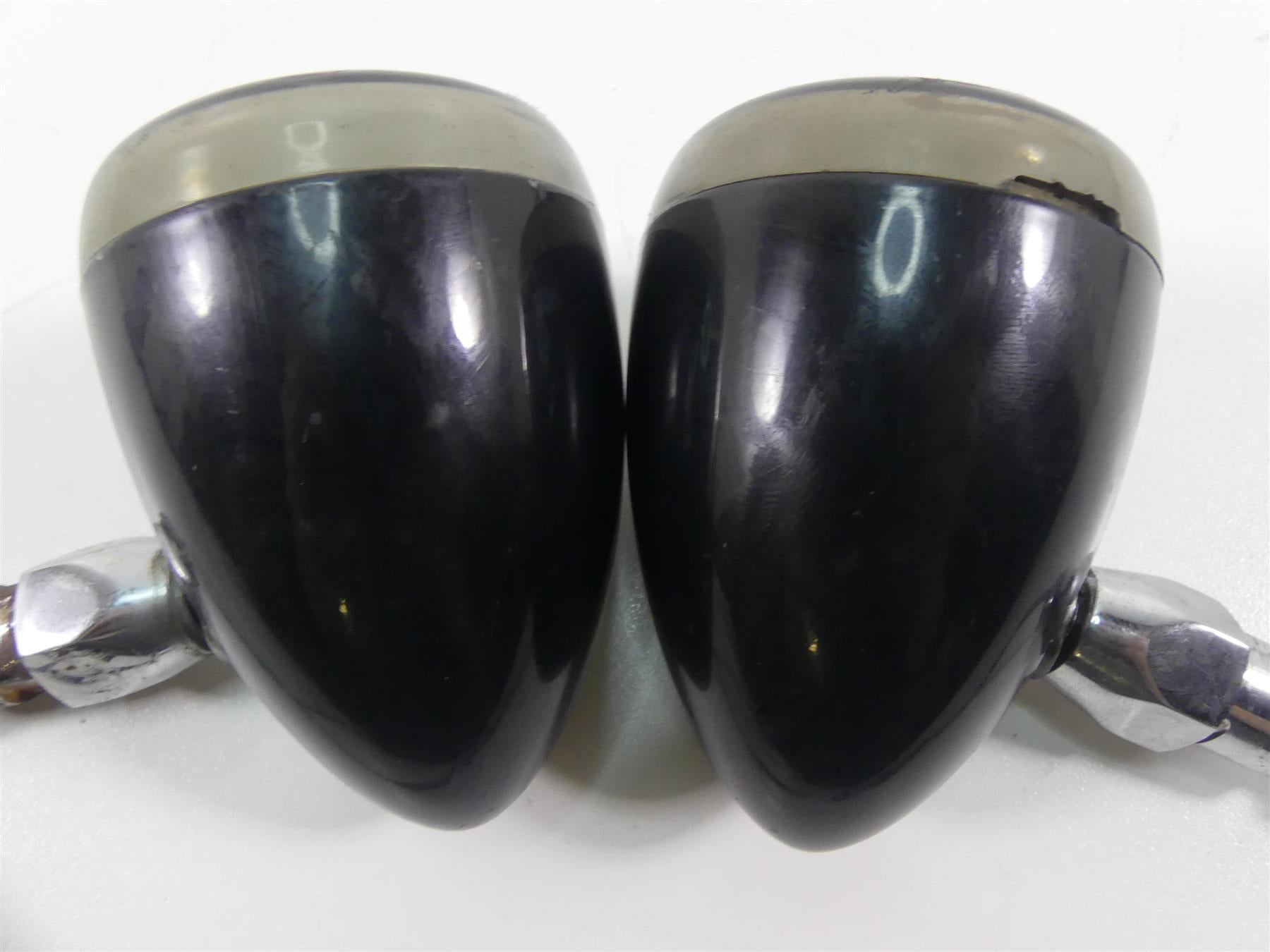 2008 Harley Softail FLSTSB Cross Bones Rear Smoked Led Blinker Signals 68804-06 {{ shop.shopifyCountryName }} - Mototech271