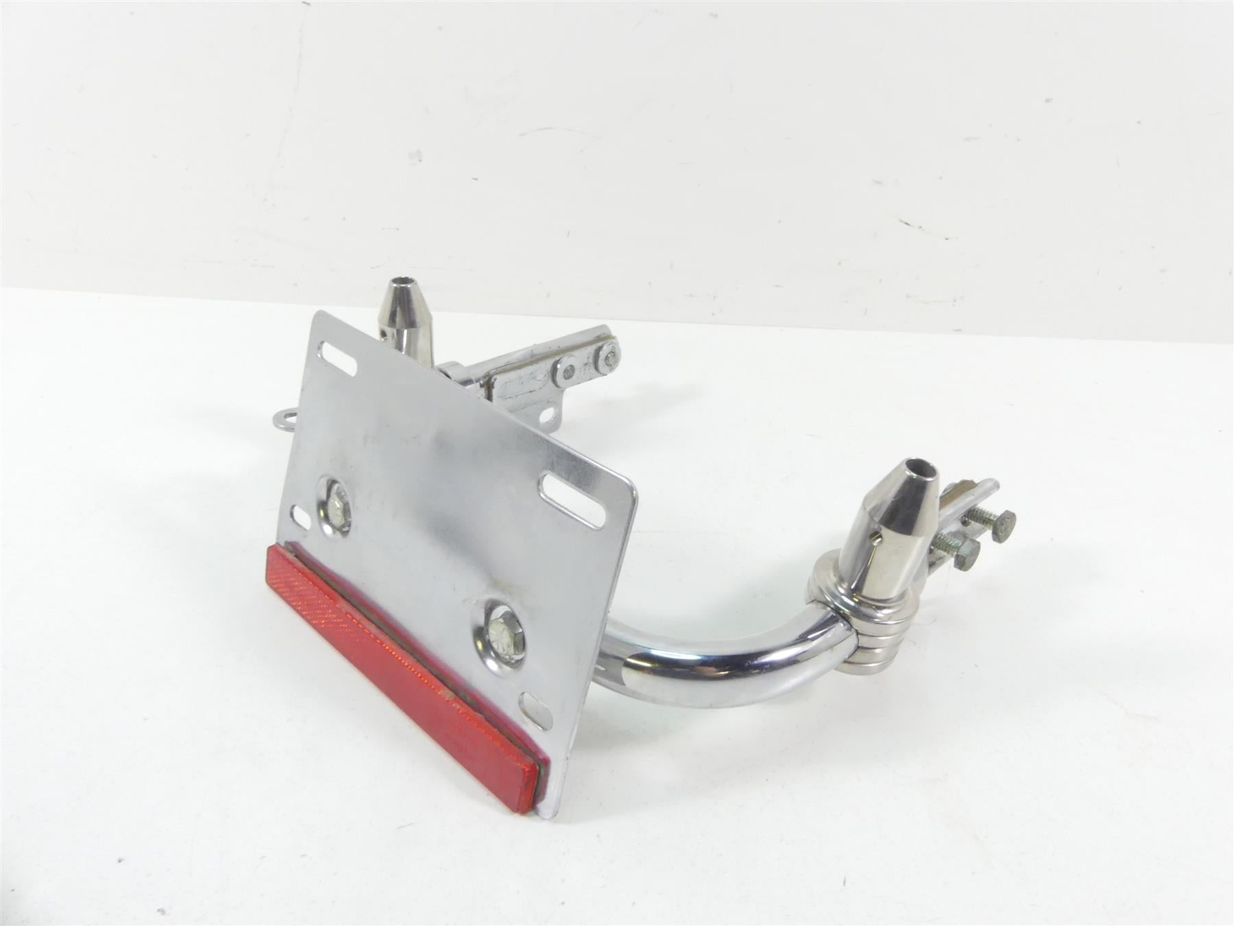 2004 Harley FLHTC SE CVO Electra Glide Rear Chrome License Plate Holder 53422-97