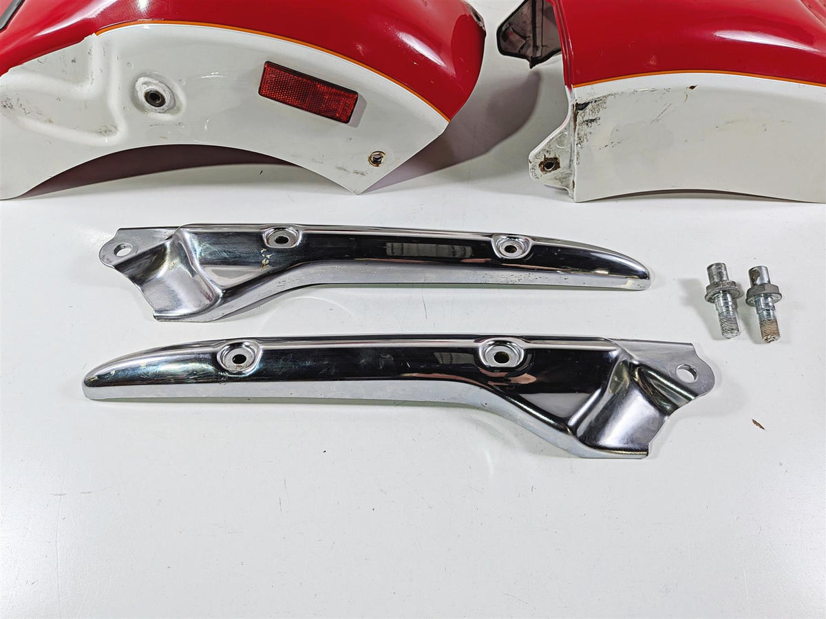1997 Honda GL1500 CA Valkyrie Rear Fender Set & Chrome Struts 80110-MZ0-670-Mototech271