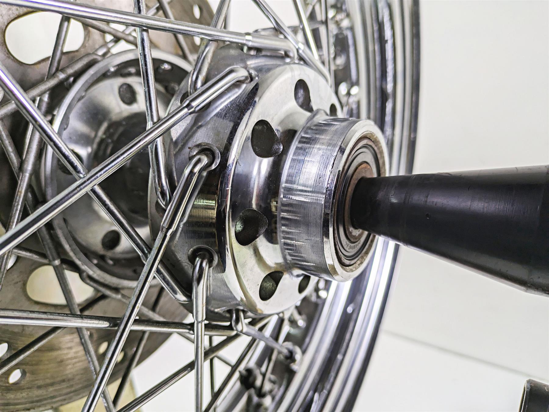 2005 Harley Softail FLSTSCI Heritage Springer Front 16x3 Spoke Wheel 43011-05B {{ shop.shopifyCountryName }} - Mototech271