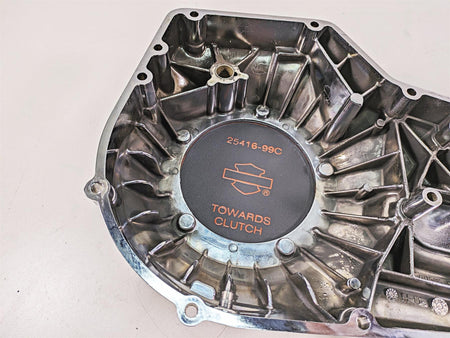 1999 Harley Dyna FXDL Low Rider Outer Primary Drive Chrome Clutch Cover 60506-99 {{ shop.shopifyCountryName }} - Mototech271