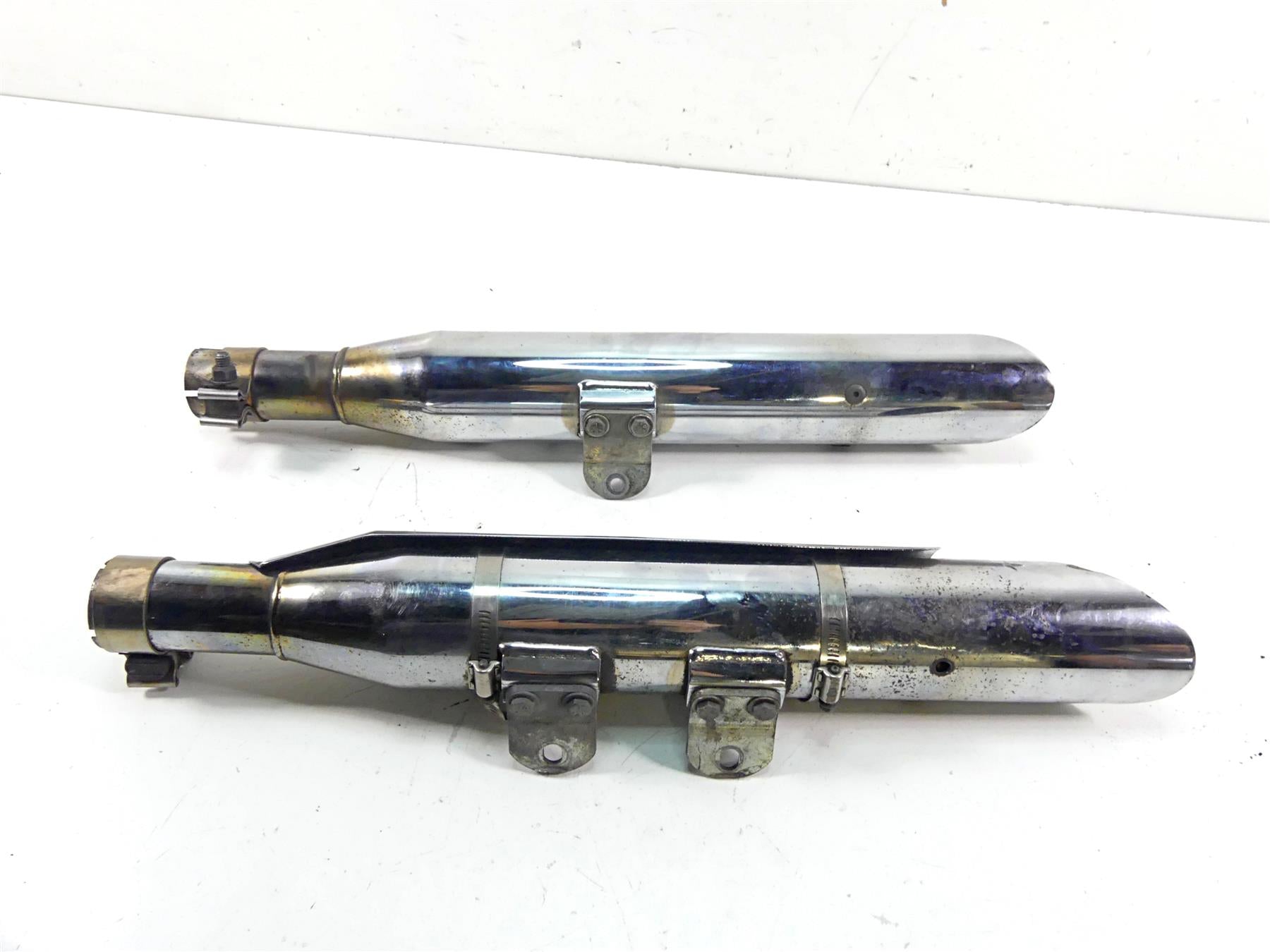 2002 Harley FLSTCI Softail Heritage Screamin Eagle Slash Cut Slip On Pipe Set {{ shop.shopifyCountryName }} - Mototech271