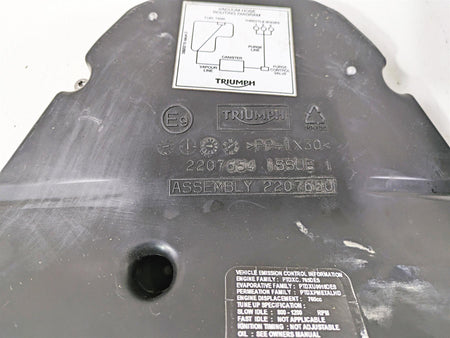 2023 Triumph Street Triple 765 RS Air Box Cleaner Breather T2207650 T2207654 {{ shop.shopifyCountryName }} - Mototech271