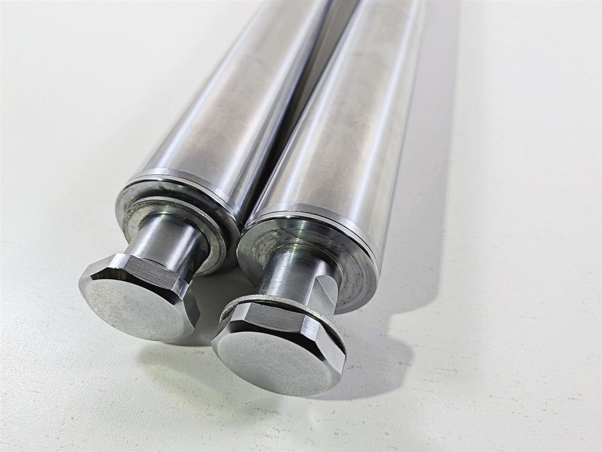 2009 Harley FXCWC Softail Rocker Straight Chrome Front Fork Leg Set 46950-08 {{ shop.shopifyCountryName }} - Mototech271