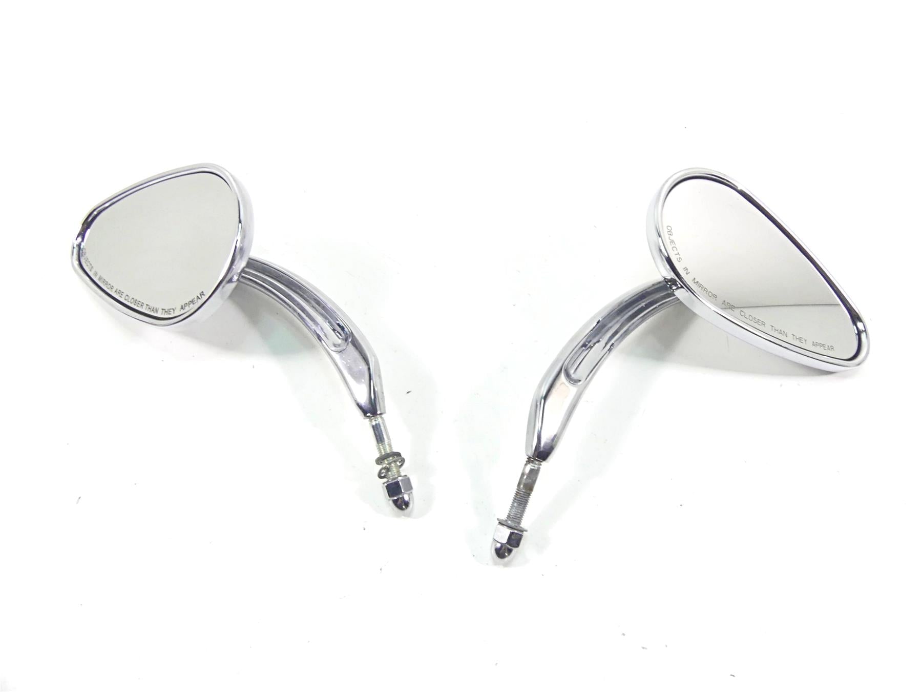 2007 Harley Touring FLHRSE CVO Road King Bullet Chrome Mirrors 91927-03 91840-03 | Mototech271