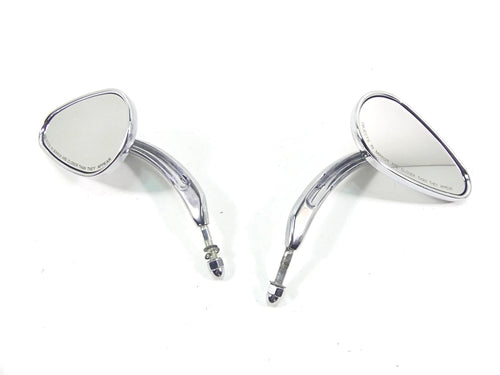 2007 Harley Touring FLHRSE CVO Road King Bullet Chrome Mirrors 91927-03 91840-03 | Mototech271