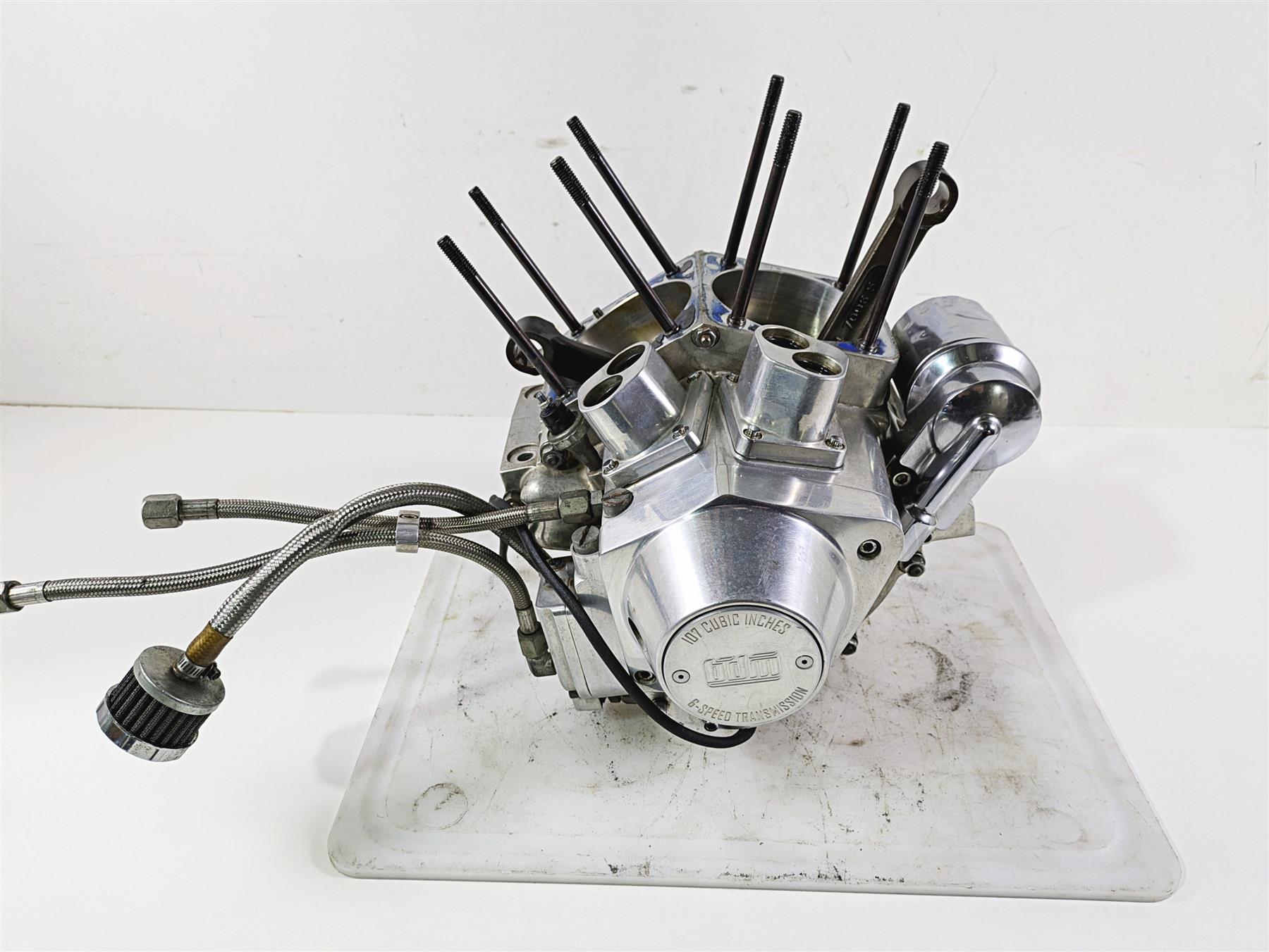 2004 Big Dog Chopper S&S 107ci Bottom End Engine Motor Crank Case Shaft 31-9037