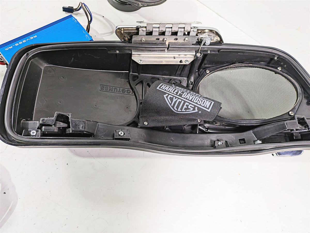 2014 -UP Harley Touring Hogtunes Rear Speaker Amp & Saddle Bag Lid Set REV225 692-XL {{ shop.shopifyCountryName }} - Mototech271