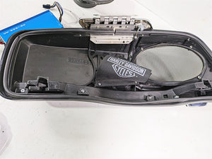 2014 -UP Harley Touring Hogtunes Rear Speaker Amp & Saddle Bag Lid Set REV225 692-XL