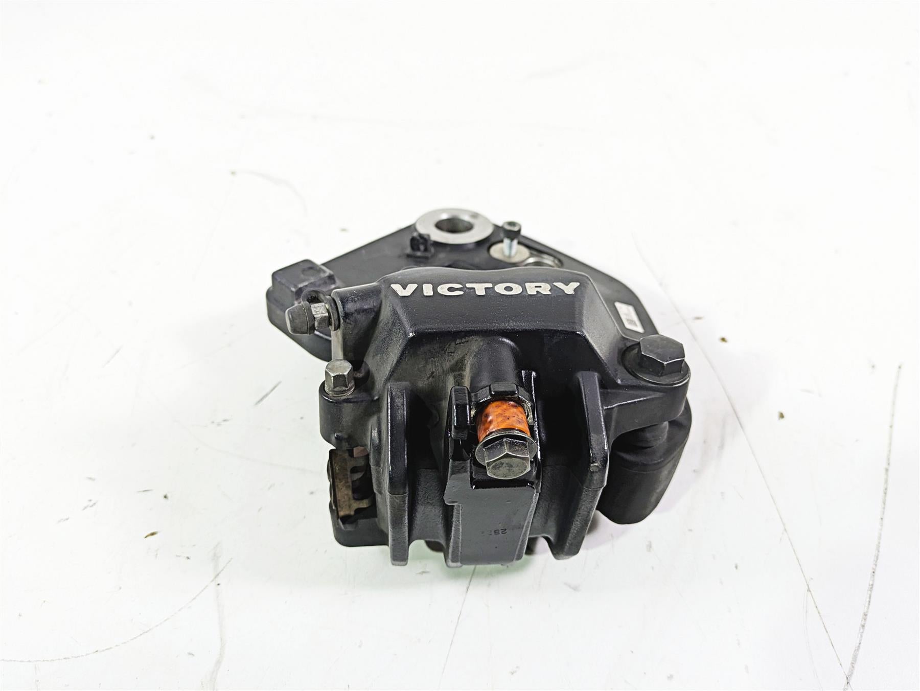 2012 Victory Cross Country Rear Brake Caliper & Bracket 1911748 1911949 {{ shop.shopifyCountryName }} - Mototech271