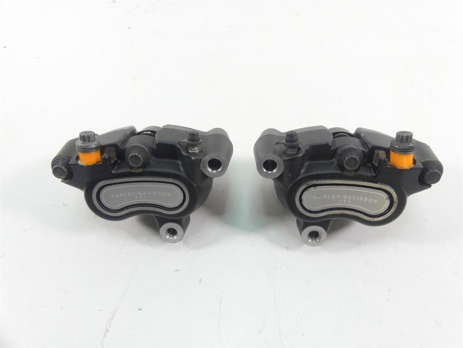 2014 Harley FXDF Dyna Fat Bob Front Brake Caliper Set 41300001 41300002 {{ shop.shopifyCountryName }} - Mototech271