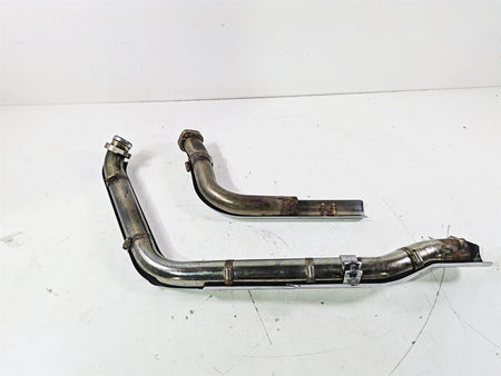 2004 Harley Softail FLSTF Fat Boy Stock Exhaust Header Manifold Set 65499-00A {{ shop.shopifyCountryName }} - Mototech271