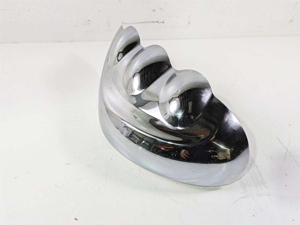 2006 Triumph Rocket 3 Air Inlet Side Chrome Cover Fairing T2202242 {{ shop.shopifyCountryName }} - Mototech271
