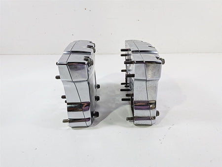 2012 Harley Softail FLSTF Fat Boy Chrome Rocker Box & Valve Cover Set 17543-99A {{ shop.shopifyCountryName }} - Mototech271