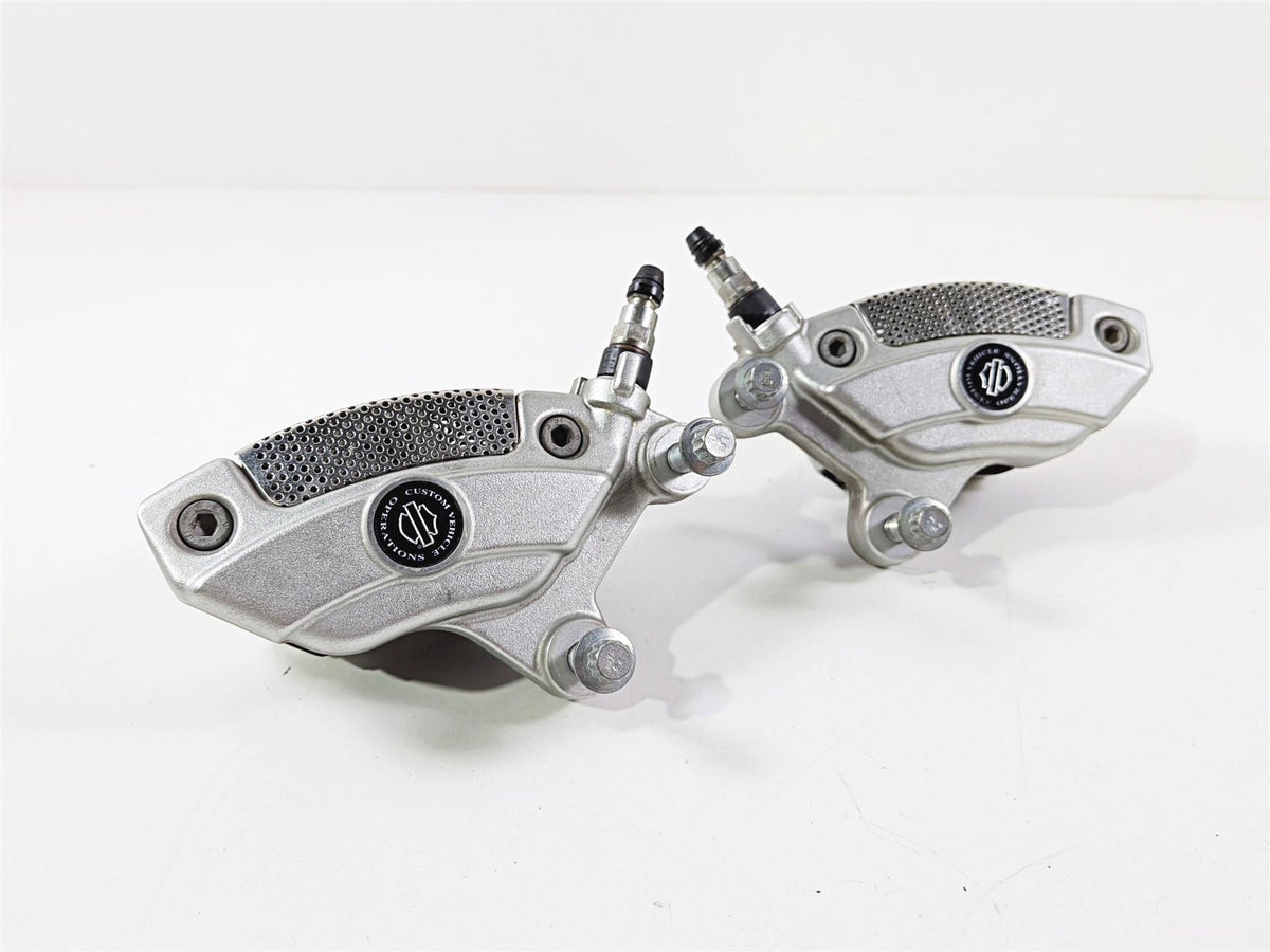 2011 Harley Touring FLHTCU CVO Electra Glide Front Brake Caliper Set 42938-08-Mototech271