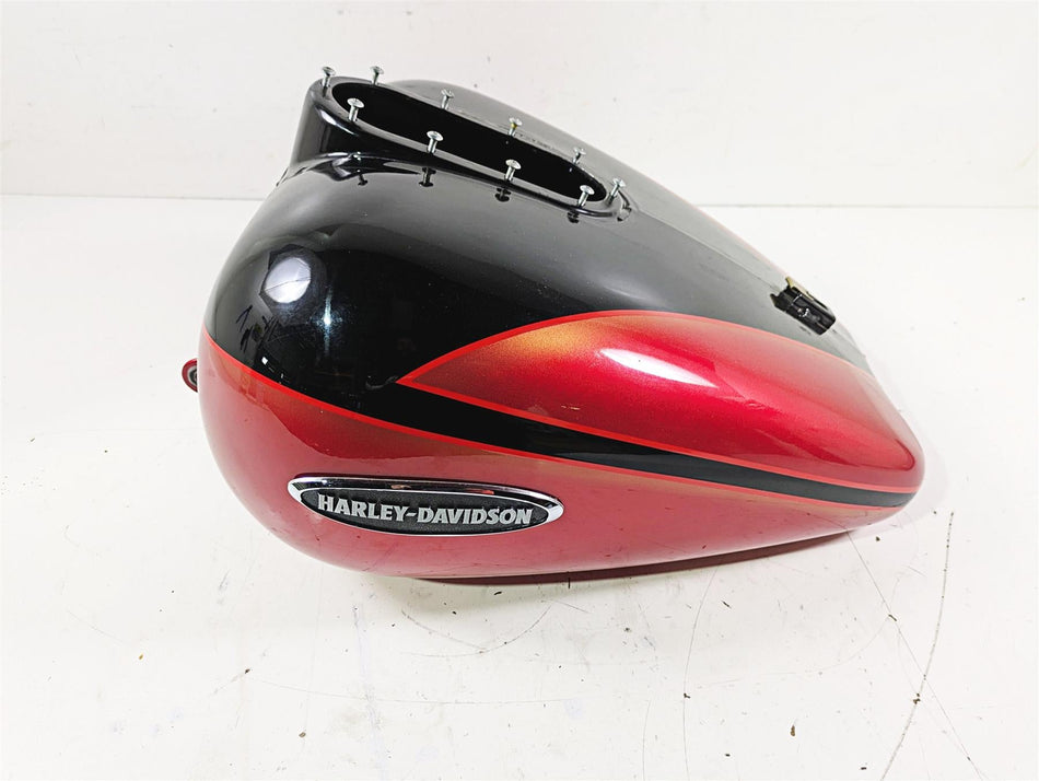 2007 Harley Touring FLHTCU SE CVO E-Glide Fuel Gas Tank Cherry Black Ice 61356-03 {{ shop.shopifyCountryName }} - Mototech271