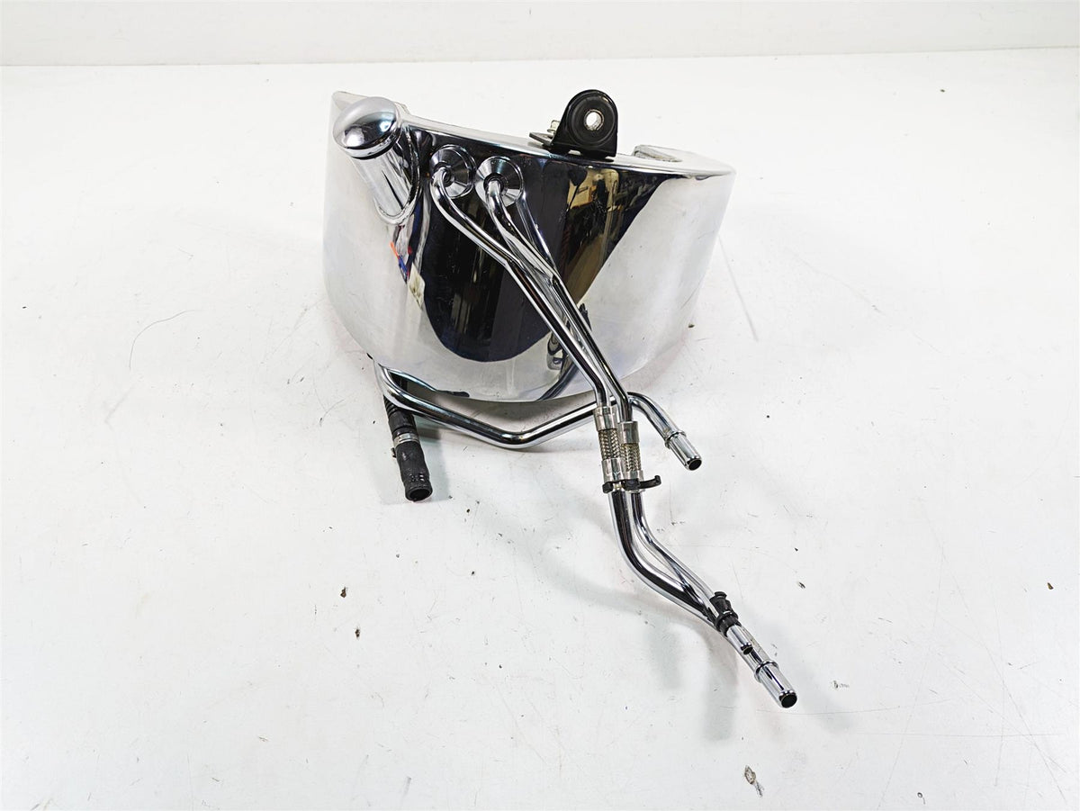 2006 Harley Softail FXSTSI Springer Chrome Oil Tank Reservoir 62498-00A {{ shop.shopifyCountryName }} - Mototech271