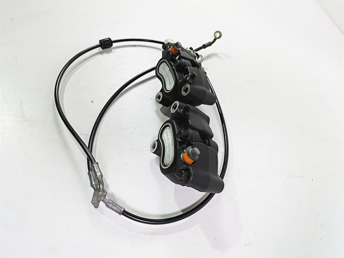 2016 Harley FXDL Dyna Low Rider Front Brake Caliper Set 41300001 41300002 {{ shop.shopifyCountryName }} - Mototech271