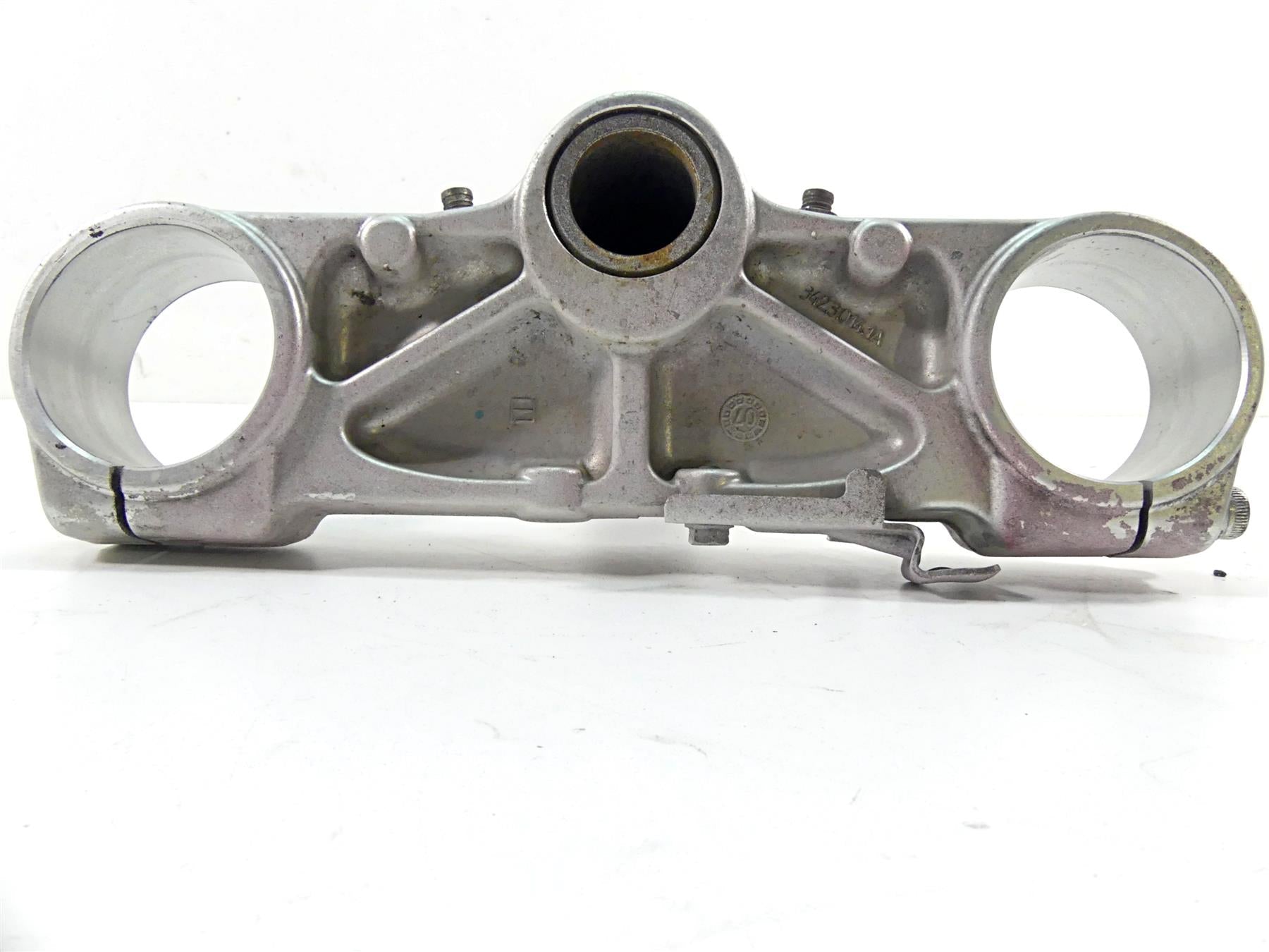 2008 Ducati 848 SBK Lower Triple Tree Steering Clamp 34220551A 34230141A {{ shop.shopifyCountryName }} - Mototech271