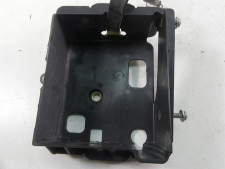 2009 Harley FXDF Dyna Fat Bob Battery Tray & Black Wrinkle Cover 70379-06B {{ shop.shopifyCountryName }} - Mototech271