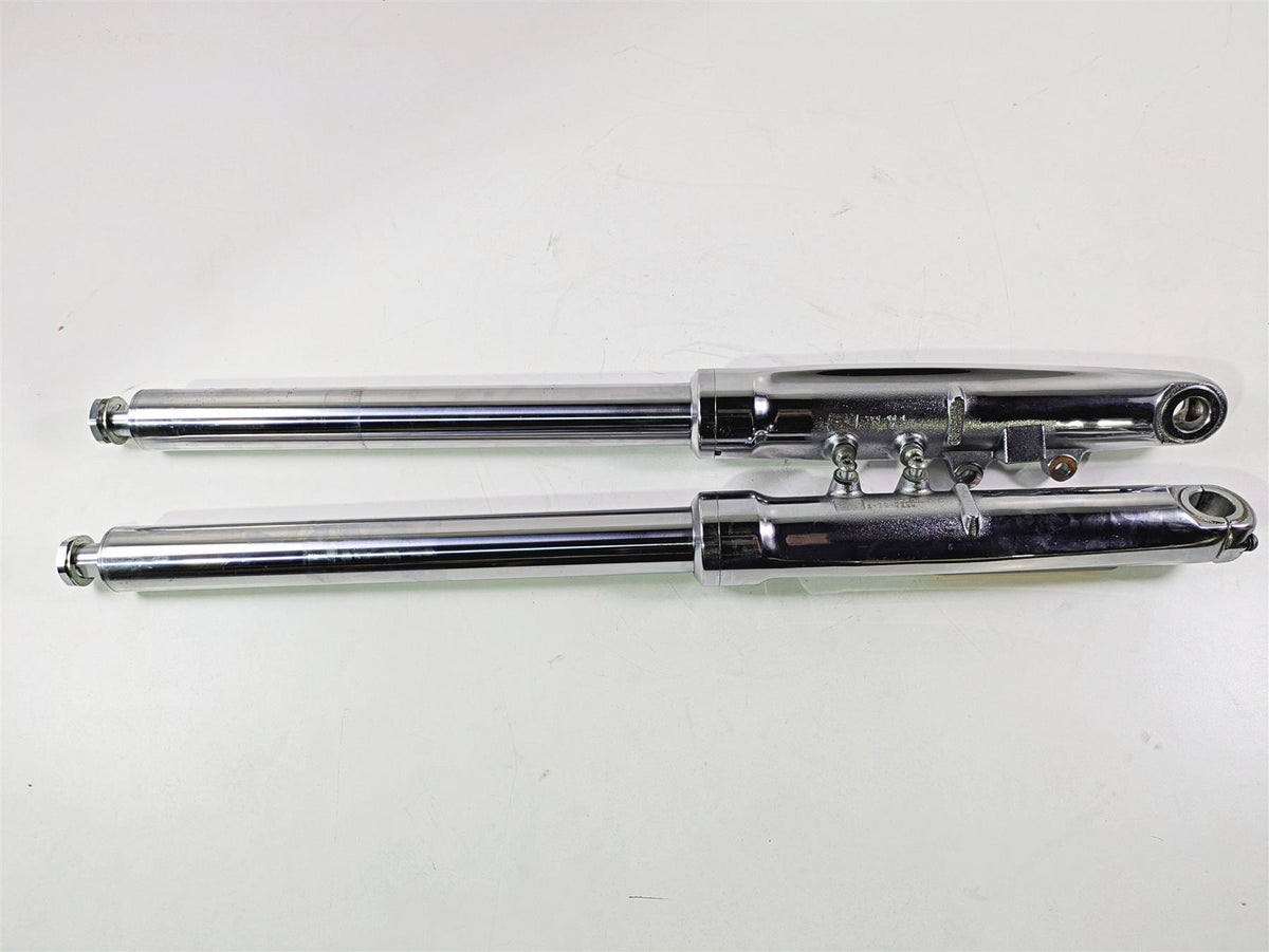 2008 Harley FXCWC Softail Rocker Straight Chrome Front Fork Leg Set 46950-08 {{ shop.shopifyCountryName }} - Mototech271