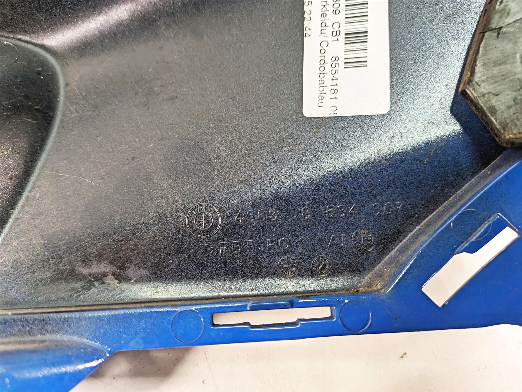 2016 BMW R1200R K53 Left Tank Fairing Cover Set Cordoba Blue 46638534299 {{ shop.shopifyCountryName }} - Mototech271