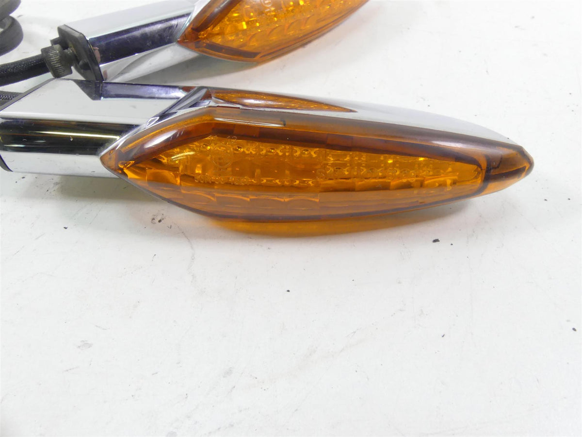 2013 Victory Cross Country Front Chrome Blinker Turn Signal Set 2411114 {{ shop.shopifyCountryName }} - Mototech271