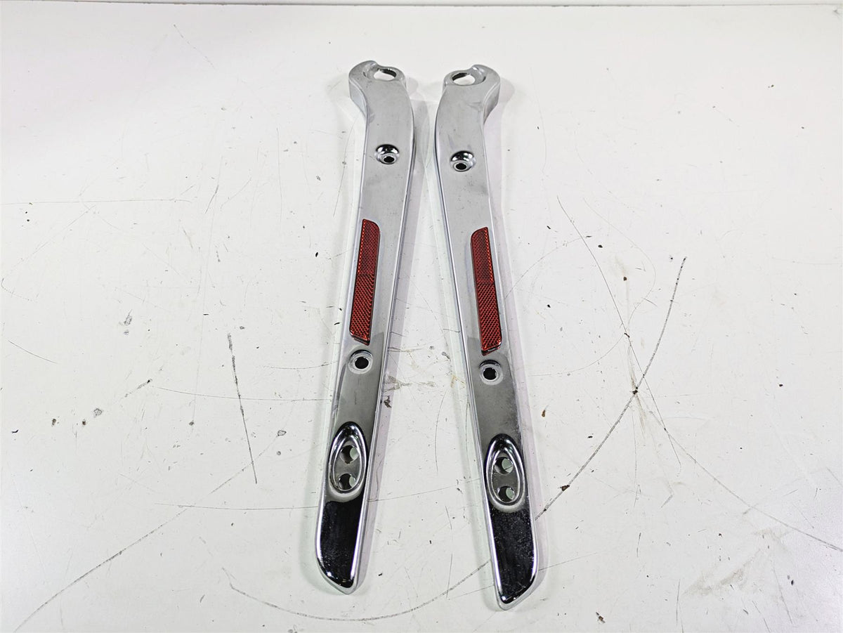 2007 Harley FXDWG Dyna Wide Glide Rear Fender Chrome Struts Braces 59893-06 {{ shop.shopifyCountryName }} - Mototech271
