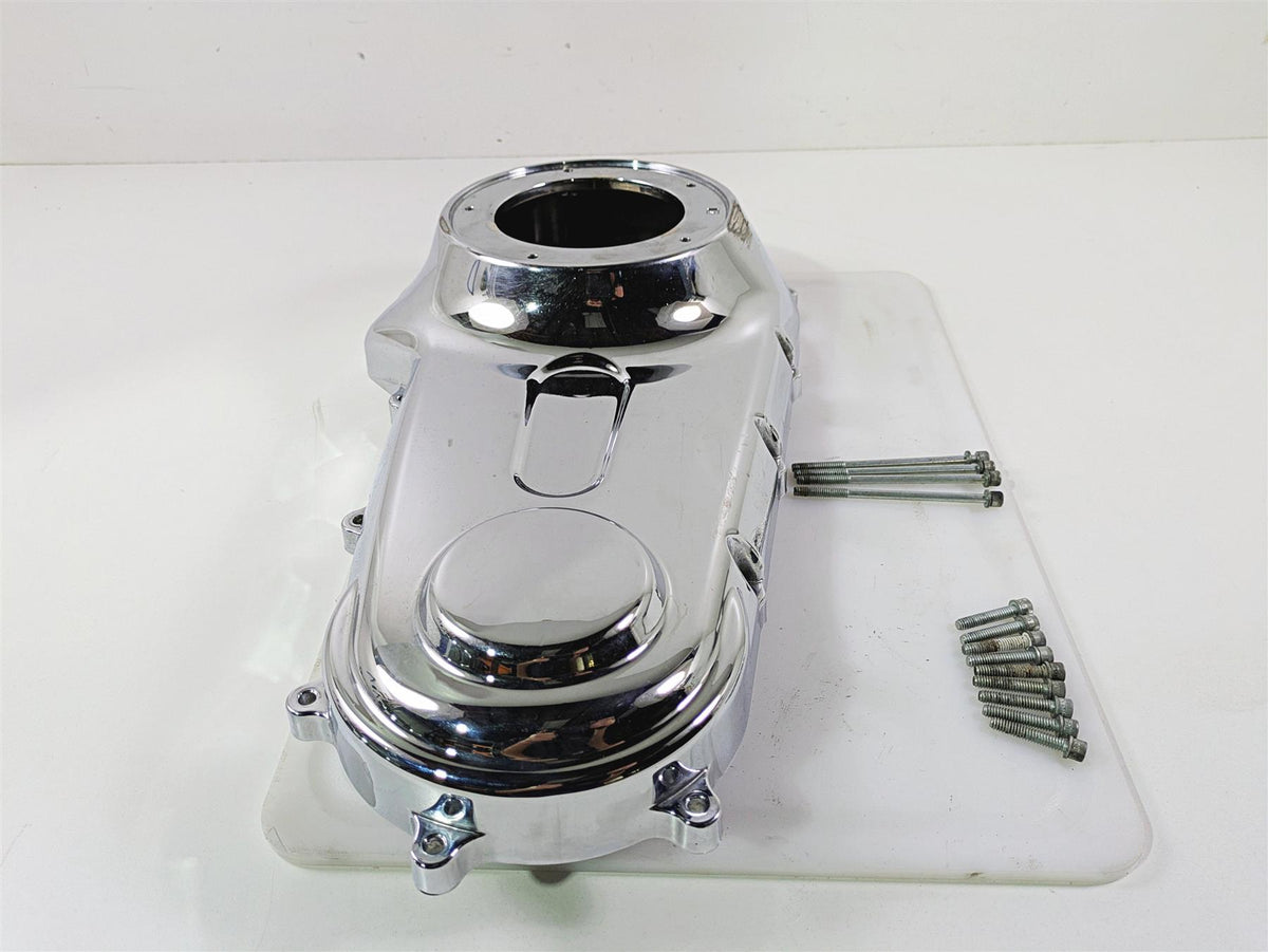 2008 Harley FXCWC Softail Rocker Outer Primary Drive Clutch Cover 60784-06 {{ shop.shopifyCountryName }} - Mototech271