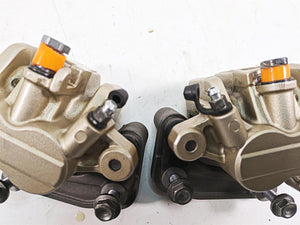 2012 Triumph Tiger 800XC ABS Nissin Front Brake Caliper Set T2022030 T2022031