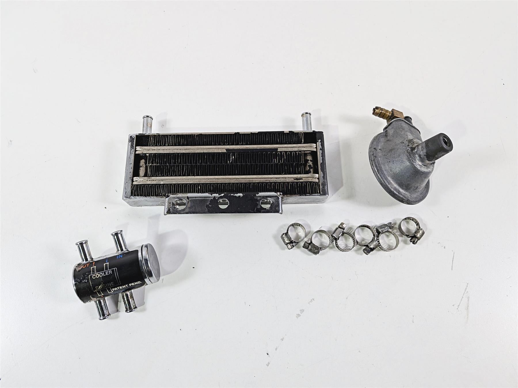 1990 Harley Touring FLHTC Electra Glide Lockhart Oil Cooler Set 233984 {{ shop.shopifyCountryName }} - Mototech271