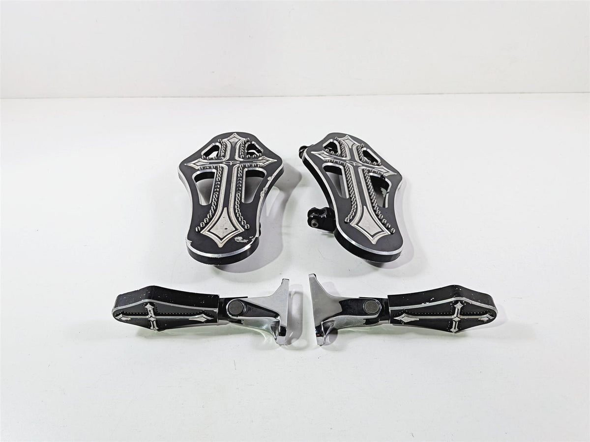 2017 Harley Touring FLHXS Street Glide Precision Billet Darkside Floor Board DRK-410-ALL-BLK {{ shop.shopifyCountryName }} - Mototech271