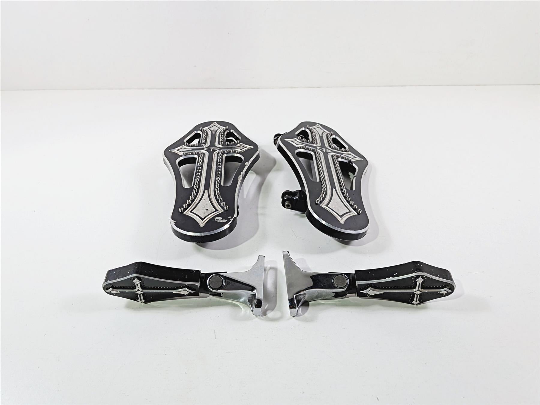 2017 Harley Touring FLHXS Street Glide Precision Billet Darkside Floor Board DRK-410-ALL-BLK {{ shop.shopifyCountryName }} - Mototech271