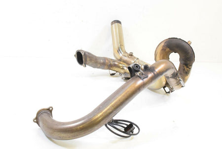 2008 Ducati 848 Exhaust Header Pipe Manifold Set Partly Polished 57012612A 57012 {{ shop.shopifyCountryName }} - Mototech271