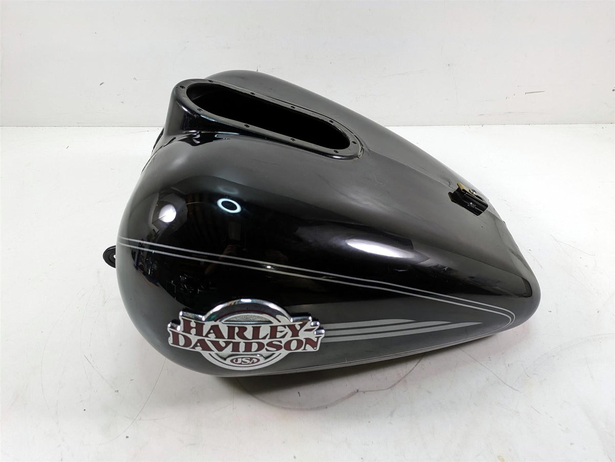 2006 Harley Touring FLHTCUI Electra Glide Vivid Black Fuel Gas Tank 61356-03 {{ shop.shopifyCountryName }} - Mototech271