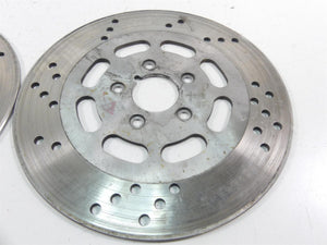 1998 Harley Dyna FXDL Low Rider Front Dual Brake Disc Rotor Set 44136-92