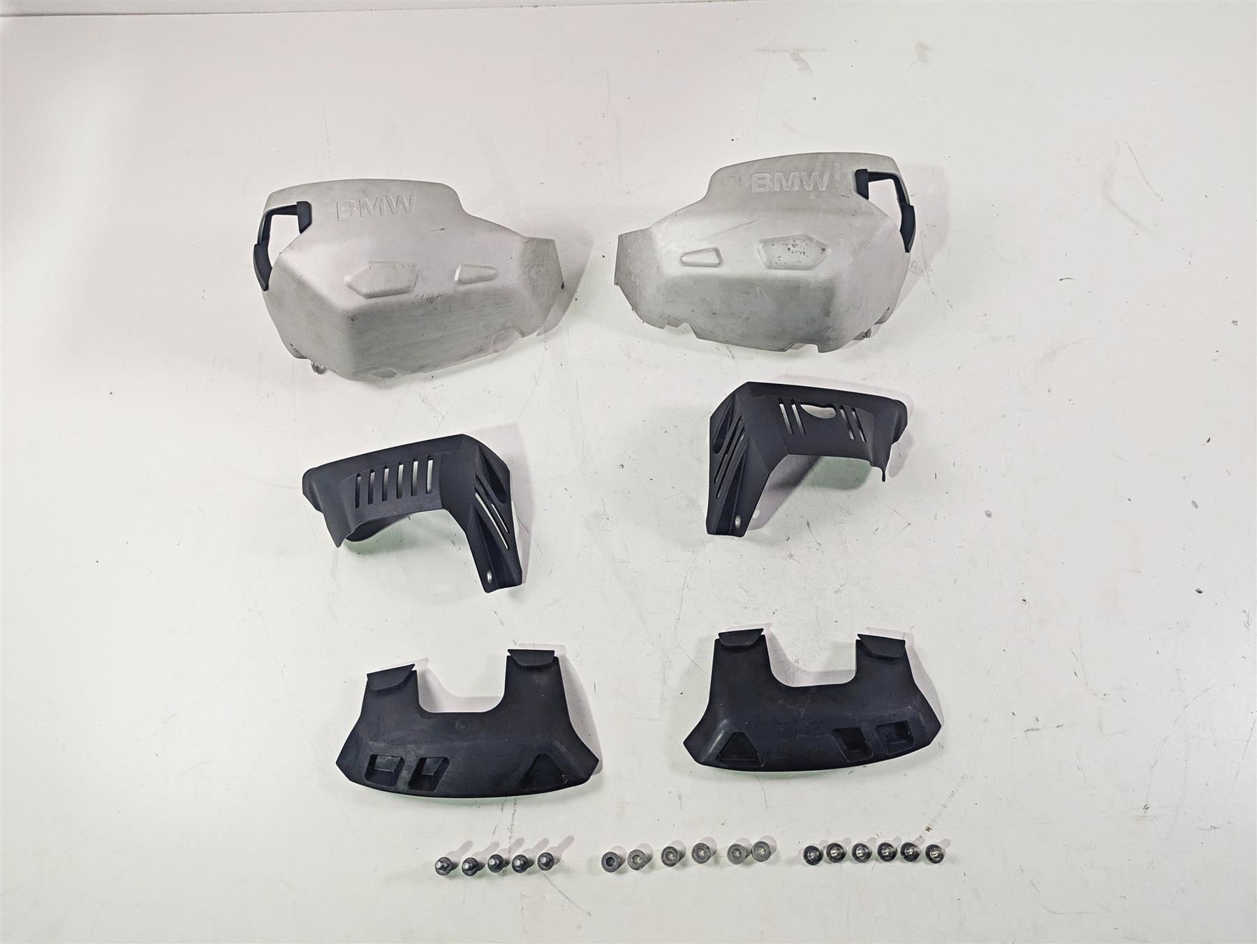 2010 BMW R1200GS K25 Aluminum Cylinder Head Cover Guard Set 77128357955 {{ shop.shopifyCountryName }} - Mototech271