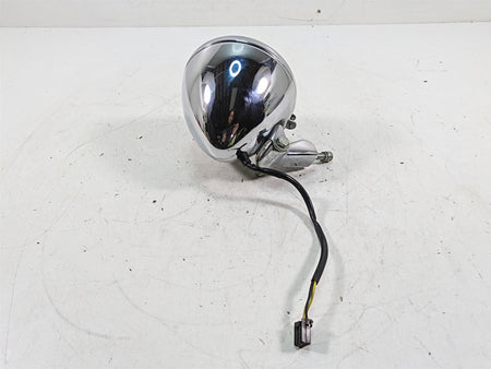 2007 Harley Sportster XL1200 C Headlight Head Light & Mount 5-3/4" 69681-07B {{ shop.shopifyCountryName }} - Mototech271