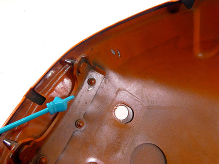 2005 Harley VRSCSE CVO V-Rod Upper Tank Airbox Cover Fairing Orange 66097-05 {{ shop.shopifyCountryName }} - Mototech271
