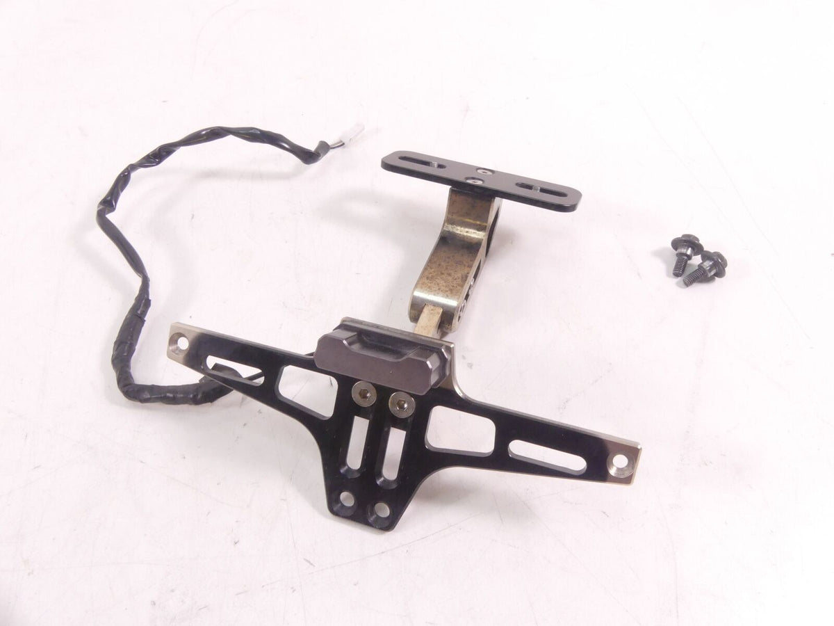 2018 Suzuki GSXR750 Aftermarket License Plate Holder & Light Bracket Mount {{ shop.shopifyCountryName }} - Mototech271