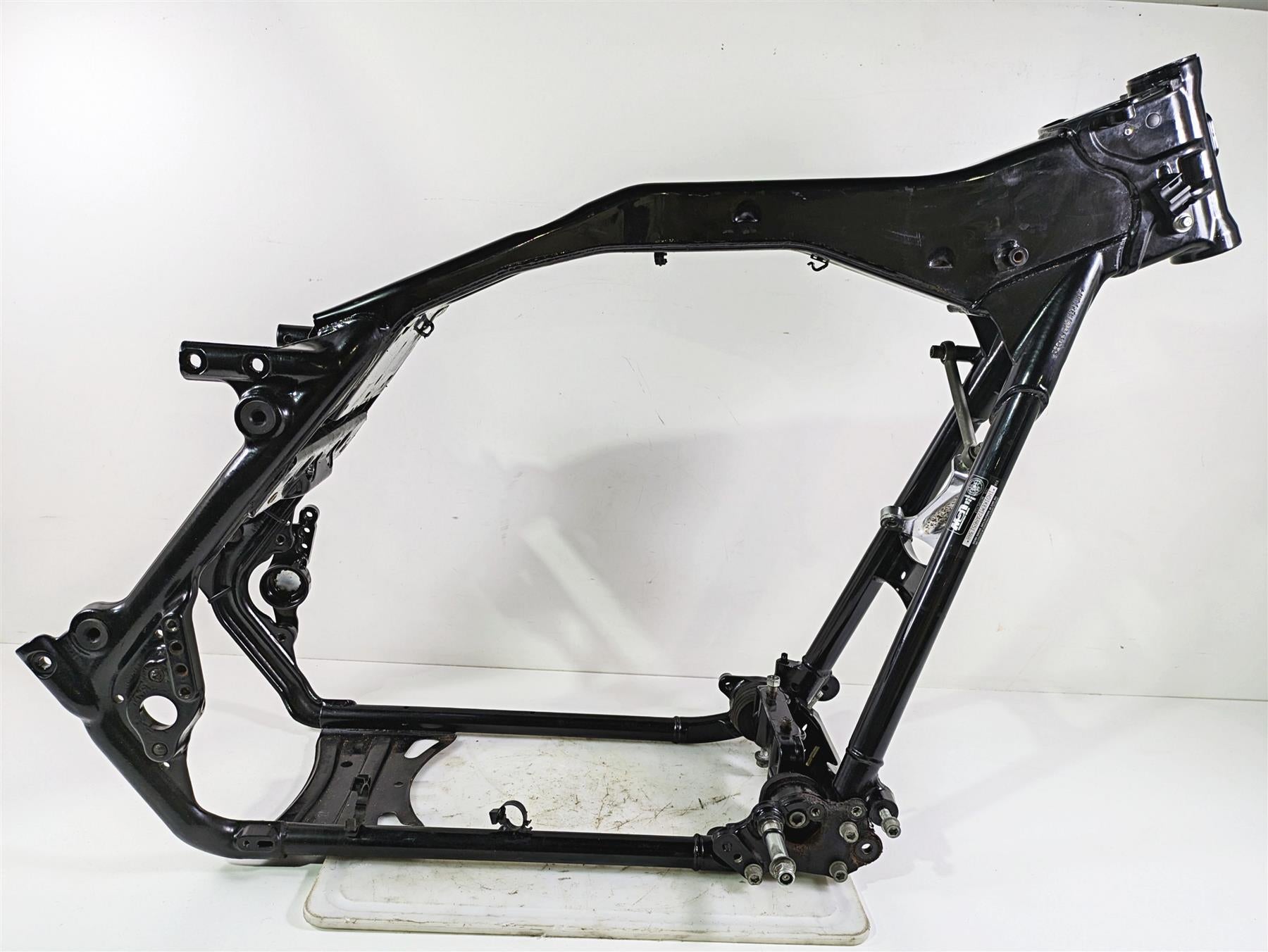 2010 Harley Touring FLHTK Electra Glide Straight Main Frame Chassis With Salvage Louisiana Title 47900-11BHP {{ shop.shopifyCountryName }} - Mototech271