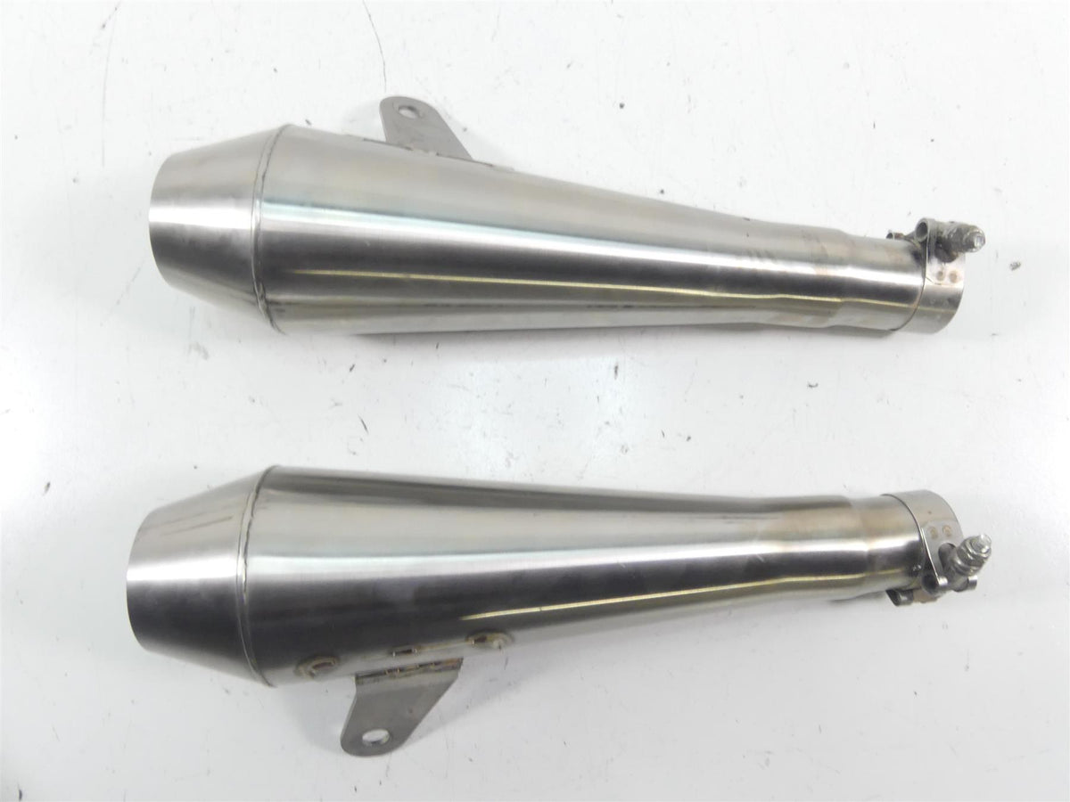 2017 Triumph Thruxton 1200 R Cone Shorty Muffler Exhaust Set MC-CN-TPW-BSH {{ shop.shopifyCountryName }} - Mototech271