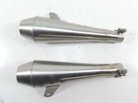 2017 Triumph Thruxton 1200 R Cone Shorty Muffler Exhaust Set MC-CN-TPW-BSH {{ shop.shopifyCountryName }} - Mototech271