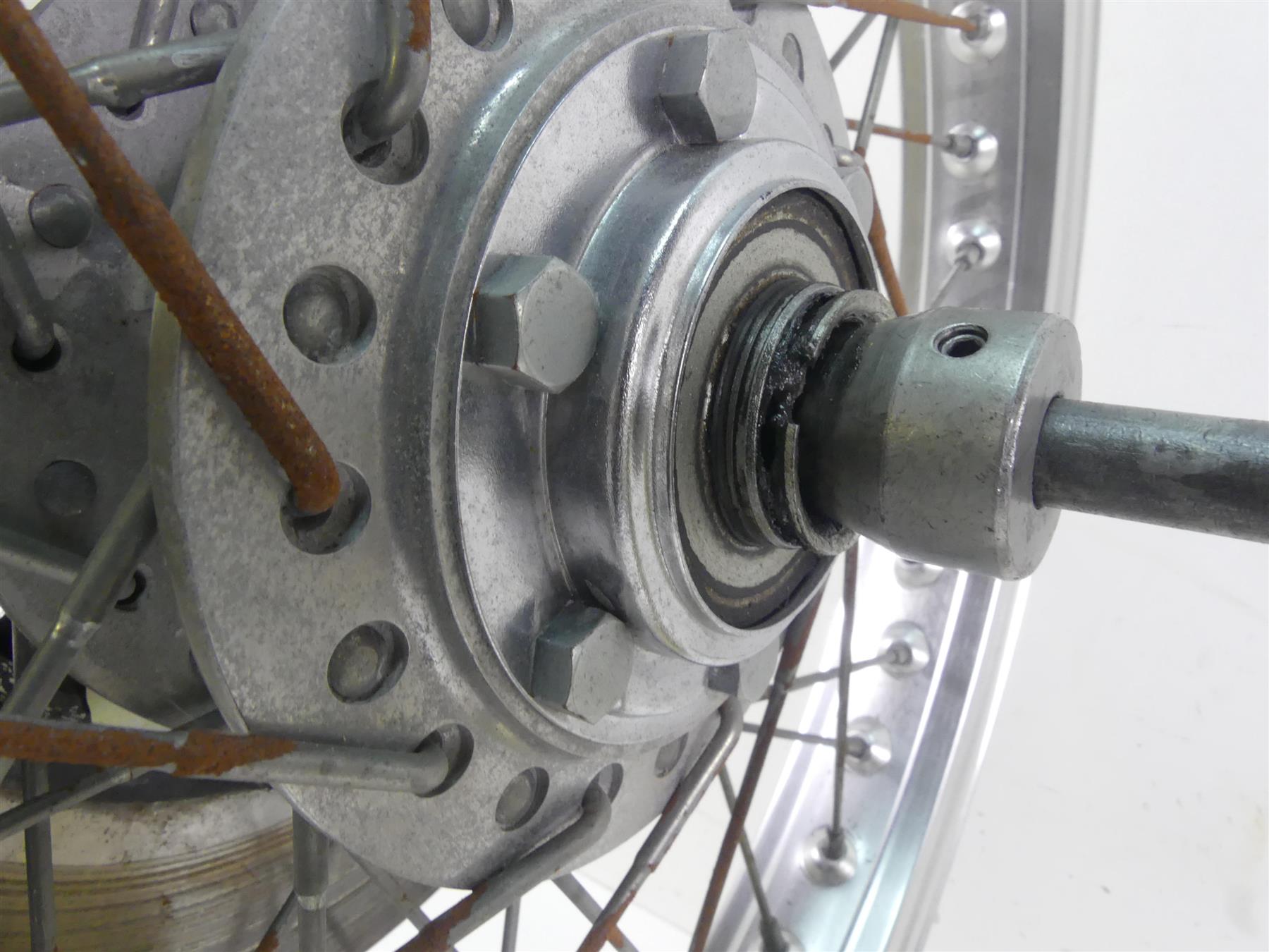 1977 Honda CB750 A Four Hondamatic Front 1.85x19 Wheel Rim 44701-371-003 {{ shop.shopifyCountryName }} - Mototech271