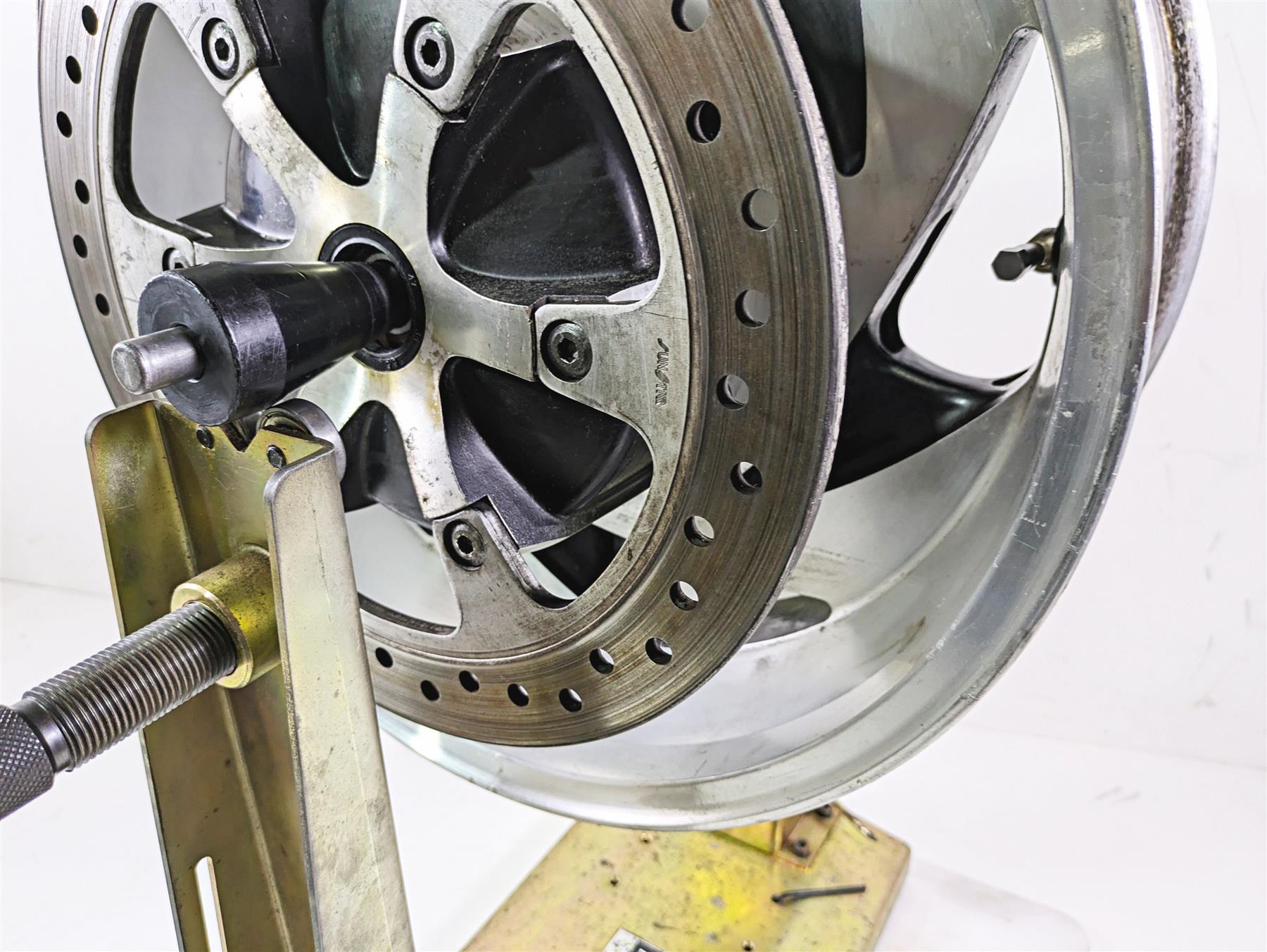 2006 Triumph Rocket 3 Straight Rear Wheel Rim 16x7.5 .61mm Runout T2012151 {{ shop.shopifyCountryName }} - Mototech271