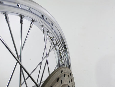 2004 Harley Softail FXSTDI Deuce Straight Front Wheel Rim Spoke 21x2.15 43671-05 {{ shop.shopifyCountryName }} - Mototech271