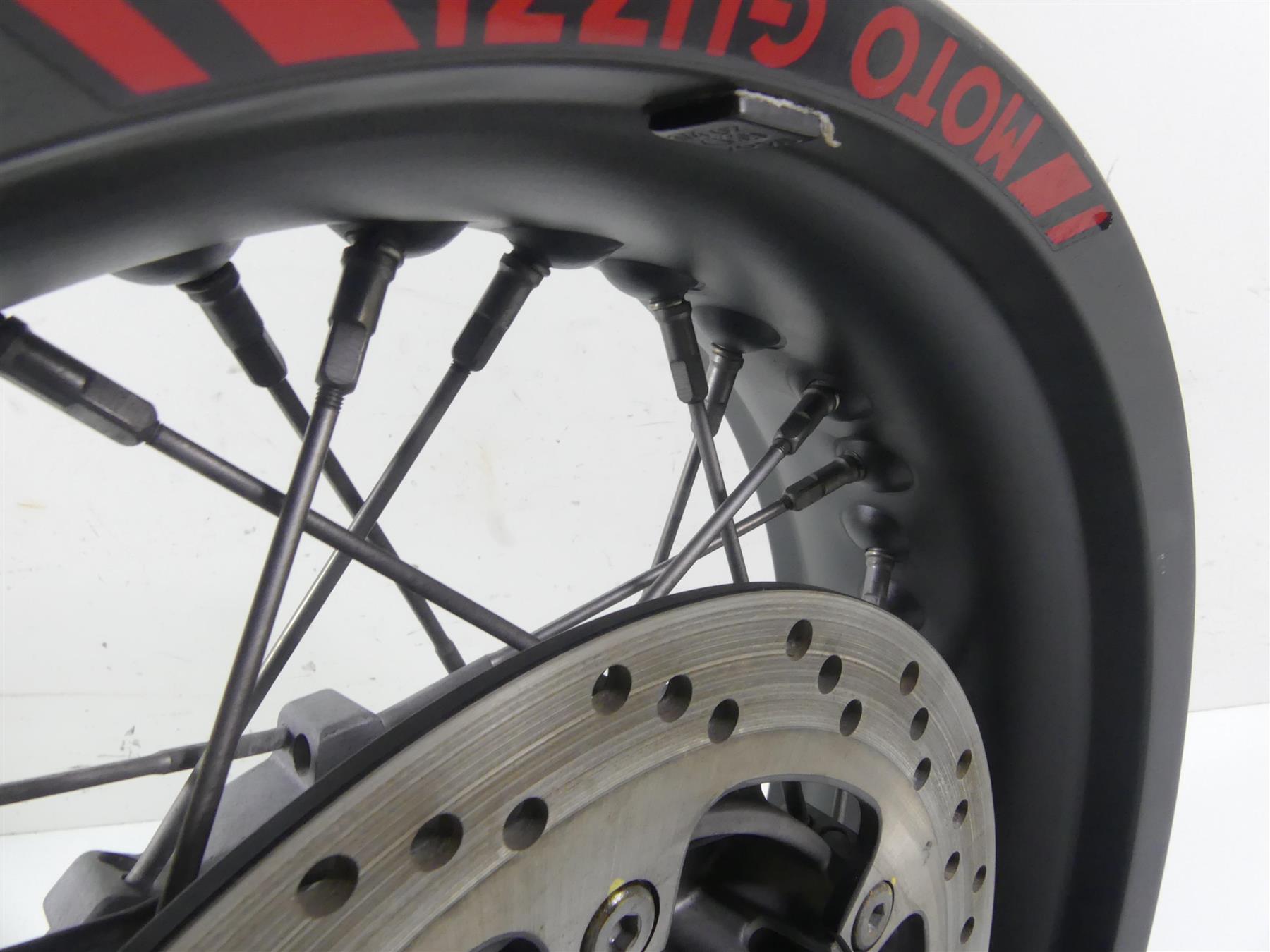 2014 Moto Guzzi Griso 1200 SE 8V Strgt Spoke Rear Spoke Wheel Rim 17x5.5 ETRTO {{ shop.shopifyCountryName }} - Mototech271