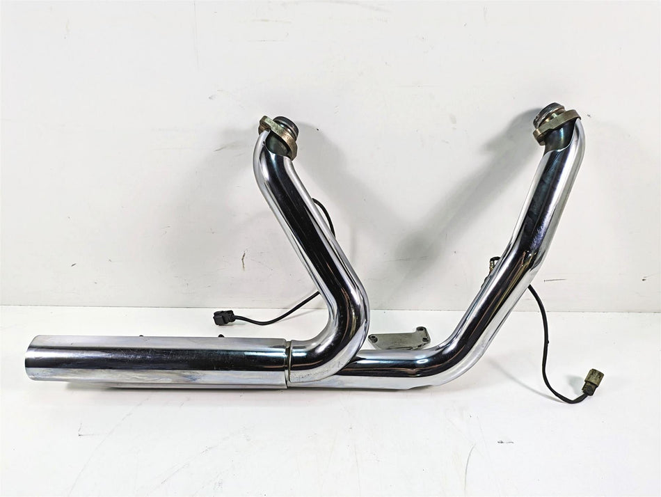 2012 Harley FLD Dyna Switchback Oem Exhaust Header Manifold Pipe Set 65551-12 {{ shop.shopifyCountryName }} - Mototech271