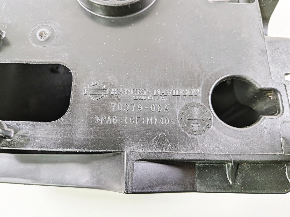 2011 Harley FXDF Dyna Fat Bob Right Battery Tray & Outer Cover 70379-06B {{ shop.shopifyCountryName }} - Mototech271